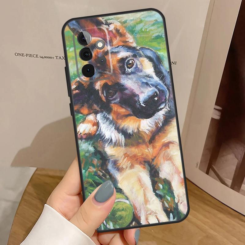 

German Shepherd Dog Case For Samsung Galaxy A56 A36 A16 A06 A13 A33 A53 A52 A32 A12 A54 A34 A14 A35 A55 A17 A15 Samsung A23