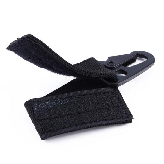 Outdoor Multi-purpose Nylon Webbing Buckle Portable Heavy Duty Adjustable Fastener Tape Camping Hiking Backpack Waist Hanging Keychain Rope