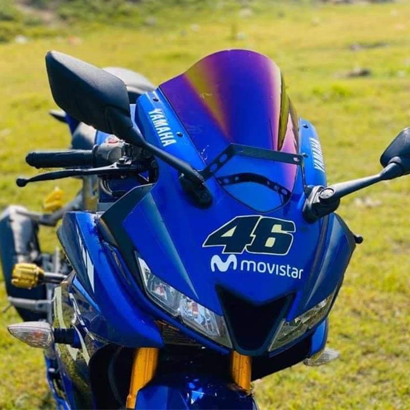 Motorcycle Sport Racing Windshield WindScreen Deflector Visor Viser For YZF R15 V3.0 2019 2020 2021 YZF-R15 V3 YZF R125 YZF-R125
