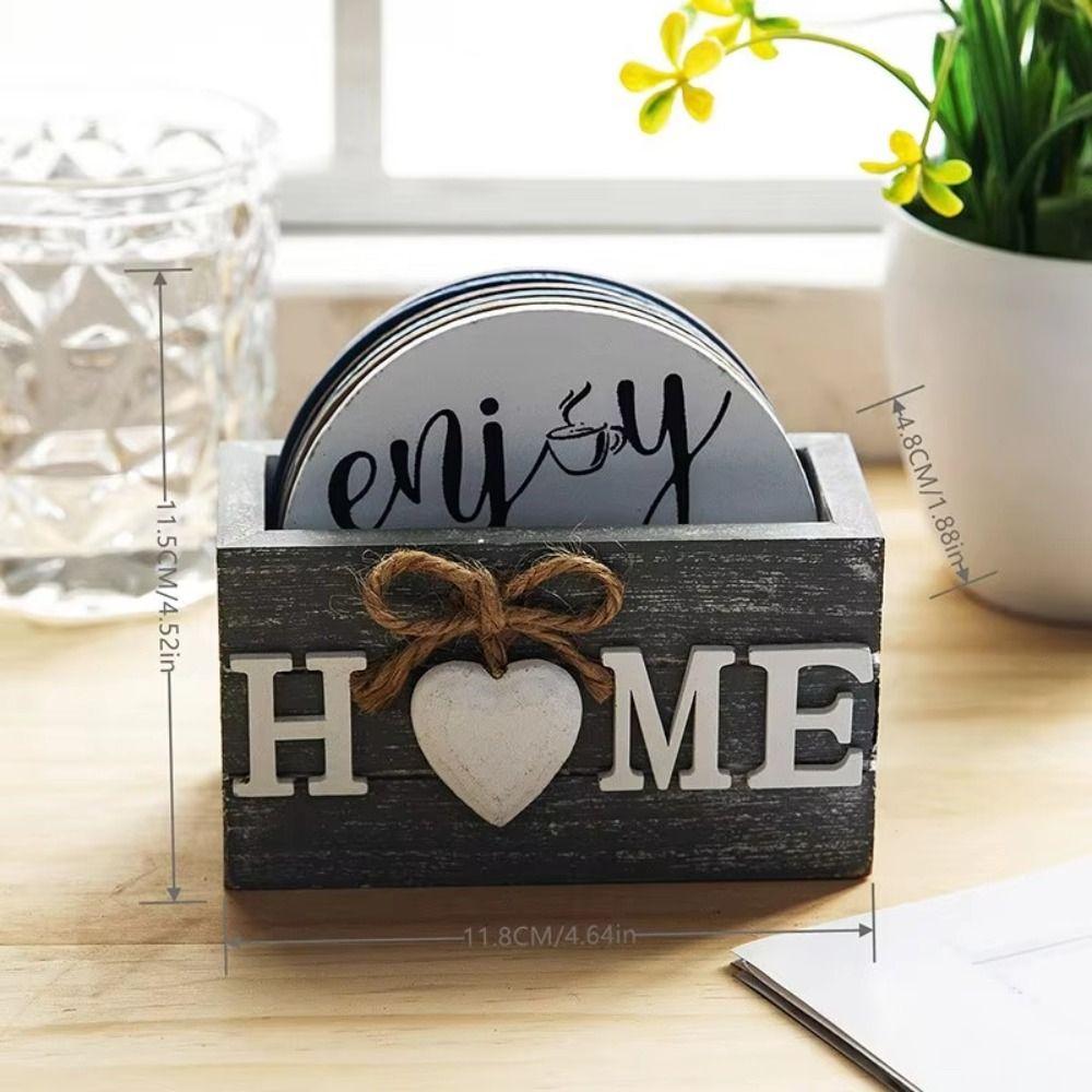 6Pcs Anti Scald Cup Holder Acrylic Kitchen Tableware Creative Insulated Coasters  Decor Accessories