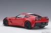 AUTOart Chevrolet Corvette C7 GranSport Stripe Black Hashmark 1/18 Red/White