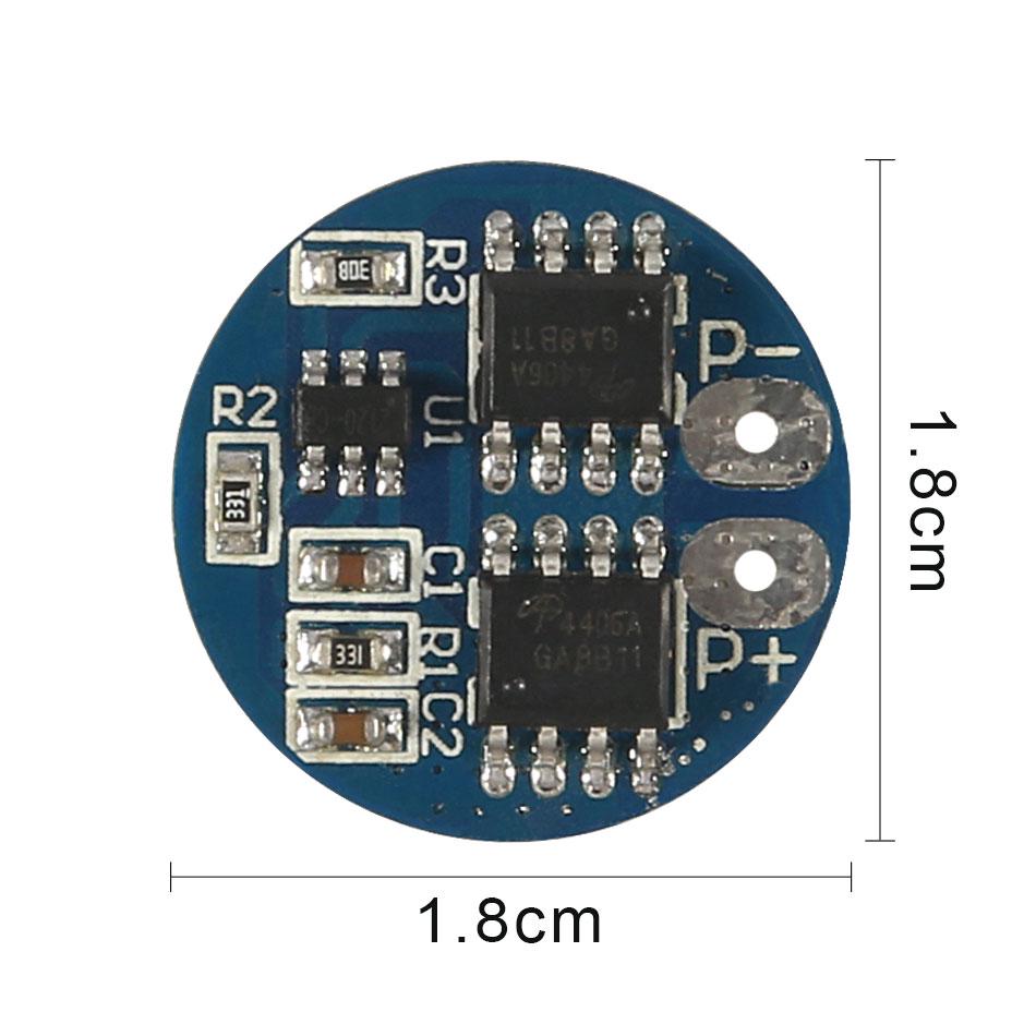 2S 5A Li-ion litiumbatteri 7,4v 8,4V 18650 Laderbeskyttelseskort BMS pcm for battericellepakke