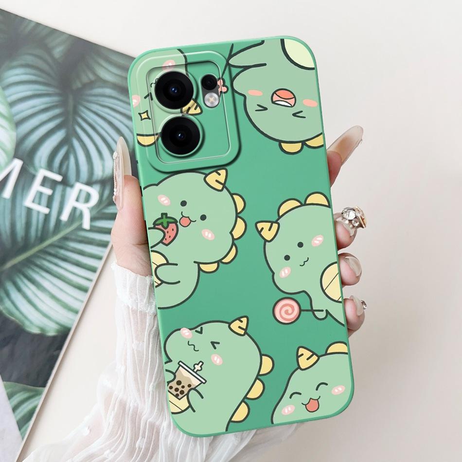 For OPPO Reno13 F 4G 5G Reno13 Pro Cute Cartoon Astronaut Cat Phone Case Reno 13F 13 13Pro Soft Silicone Shockproof Cases