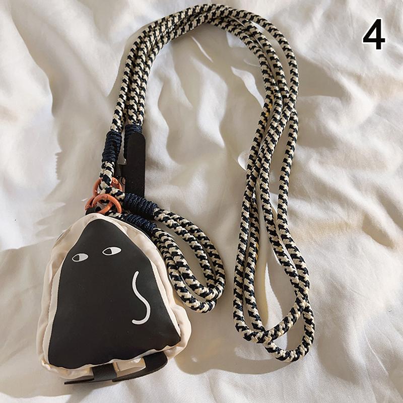 Tecknad Myntväska Telefonrem Söt Telefon Snodd Crossbody Anti-förlorad Telefonfodral Snodd Hänge