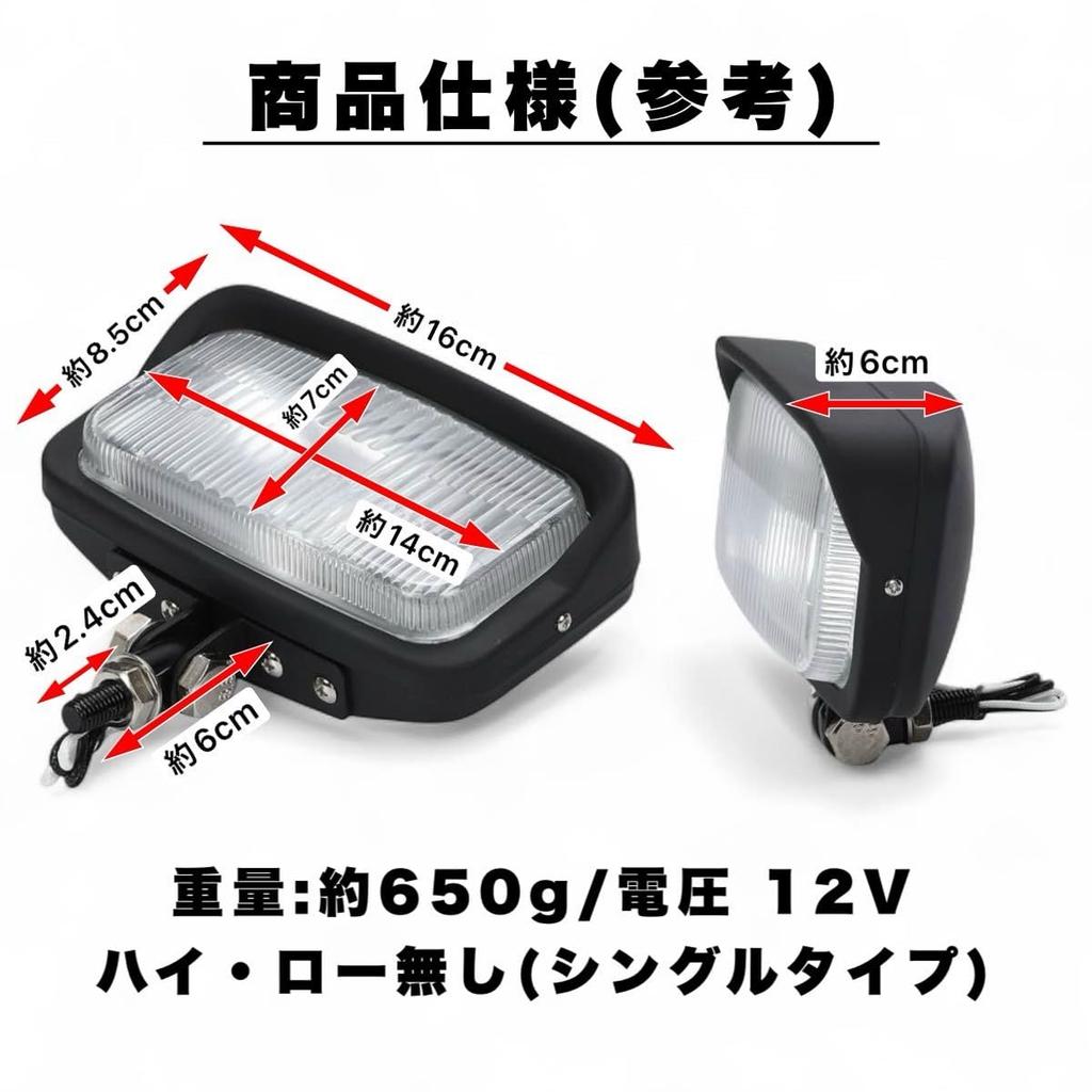 Kanoan Square Headlight Chopper for Harley Honda Yamaha Suzuki Kawasaki Motorcycle Vintage Retro Square