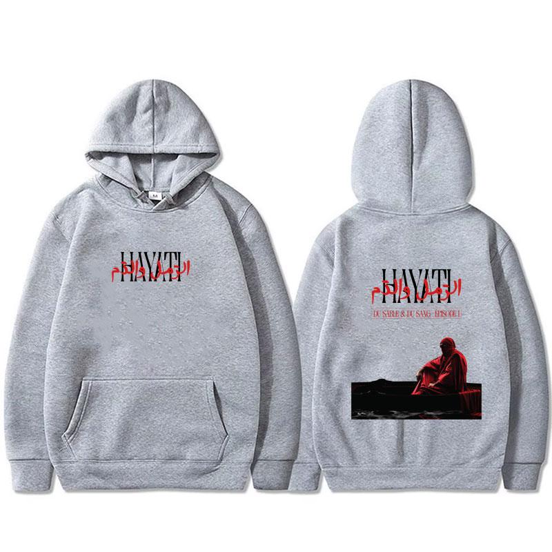 Rapper Niro Hayati Album Graphic Hoodie Men Women Hip Hop Fashion Pop Music Sweatshirt Man Vintage Hoodies