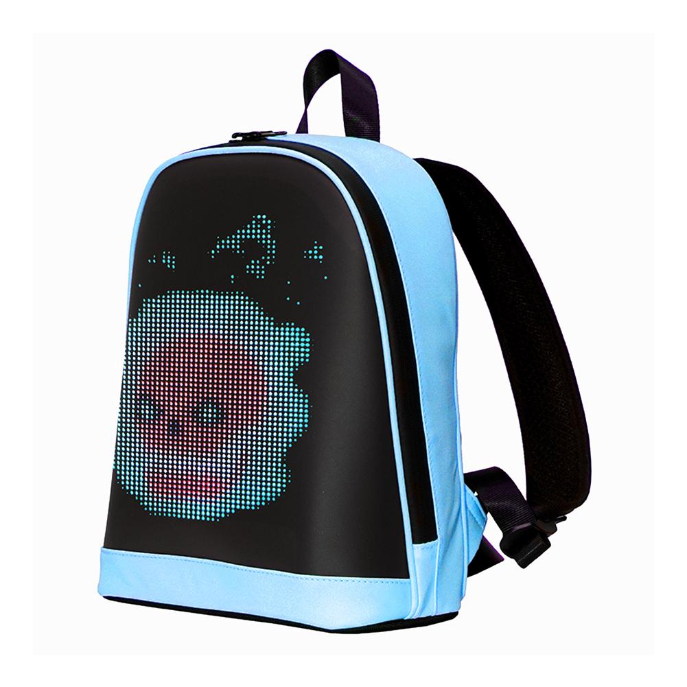 LED Werberucksack APP-Steuerung Motorradrucksack Wasserdicht Outdoor Pixelbildschirm Tasche für Männer Frauen
