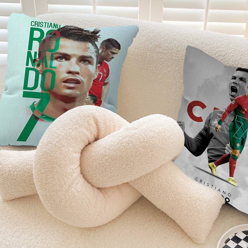 C-Cristiano R-Ronaldo CR7 Personalisierter Kissenbezug Kinderzimmer Wilde Party Deko Kissenbezug Kind Geburtstagsparty Geschenk