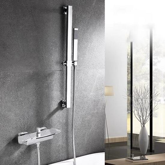Wandmontierter Luxus-Wasserfall-Badewannen-Duscharmatur