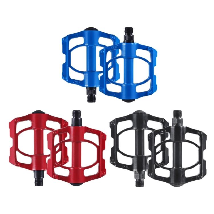 Aluminum Alloy Bicycles Flat Pedals 4 Bearings Bicycles Platform Pedals Replacement Wide Flat Cycling Pedals Enduring