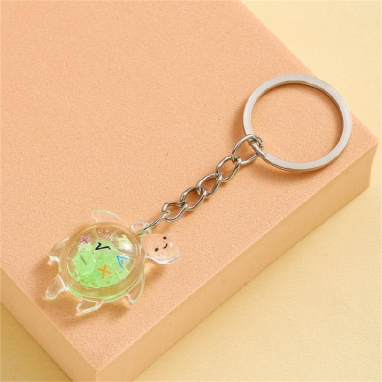 6 Pack Assorted Glowing Turtles Keychains Vibranting Color Easy to Use and Sturdy Materials for All Ages Daily Use