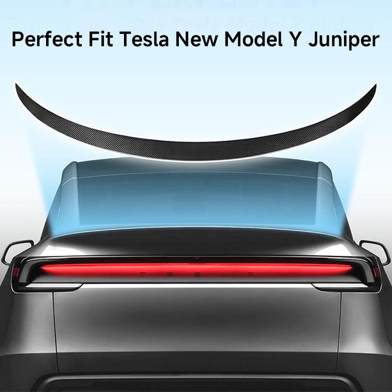For Tesla Model Y Juniper Accessories 100% Real Carbon Fiber Spoilers for Model Y Juniper 2025 2026 High Performance Spoilers