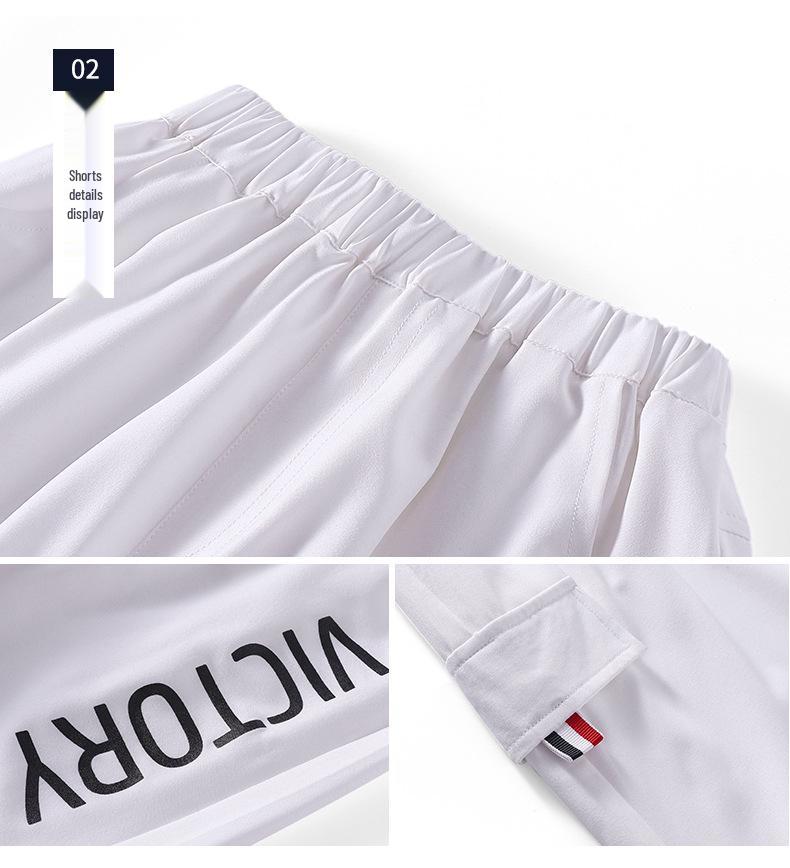 Children's Academy Style Summer Uniform Set - Short Sleeve School Sports Uniform for Kindergarten and Primary School
