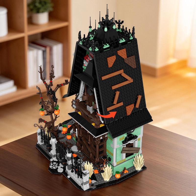 Brick Joy 66223 Haunted House Building Blocks: Kids' Educational Assembly Toy