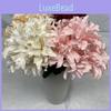 Brushed Fabric Wedding Flowers Multi Head Artificial Blooms For Aisle Decor Reception Centerpieces