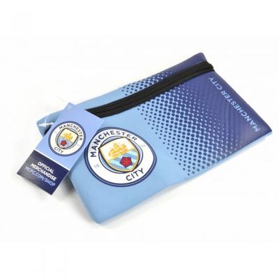 Manchester City FC Official Football Fade Design Pencil Case