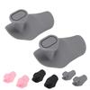 2PCS Fingerless Gym Grips Breathable Ergonomic Antislip Silicone Weight Lifting Grips for Workout Ex