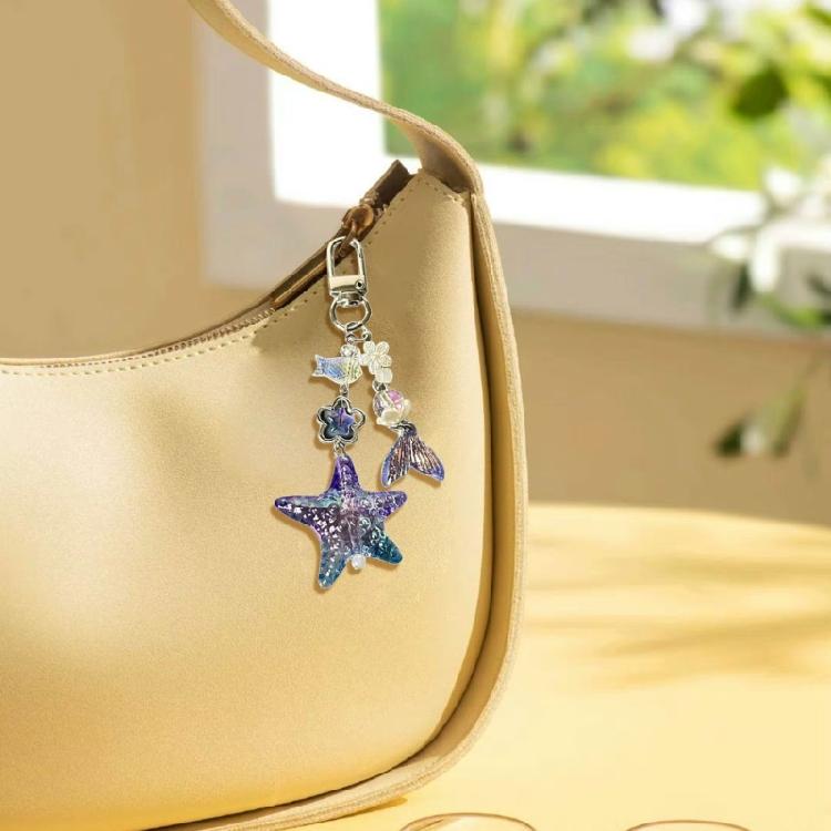 Artistics Mermaids Charm Acrylic Phone Lanyard Portable Keychain With Intricate Designs SturdyEveryday Use