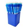 Plastic Mechanical Pencils - Molin - PM320 - Set of 50 - Triangular Body - Built-in Eraser - Extra Fine - White