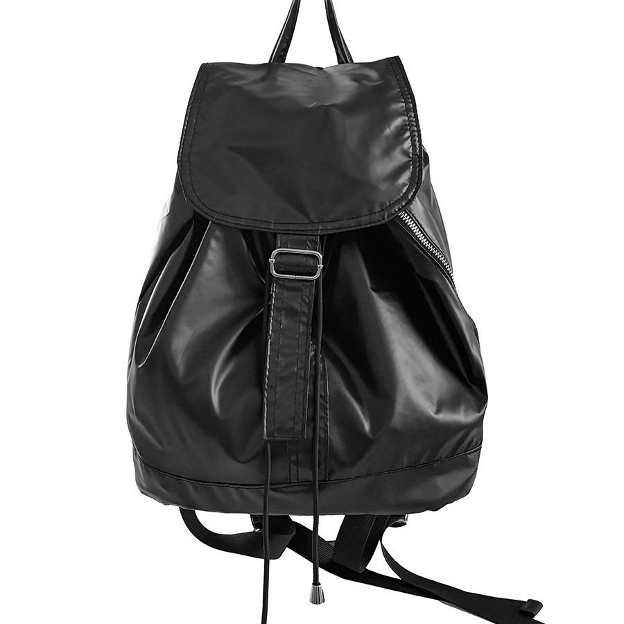 

Silver Nylon Designer Backpack Soft Light Woman s Backpacks Casual Waterproof School Bags for Teenager Drawstring Back Pack Bag 27x6x34cm