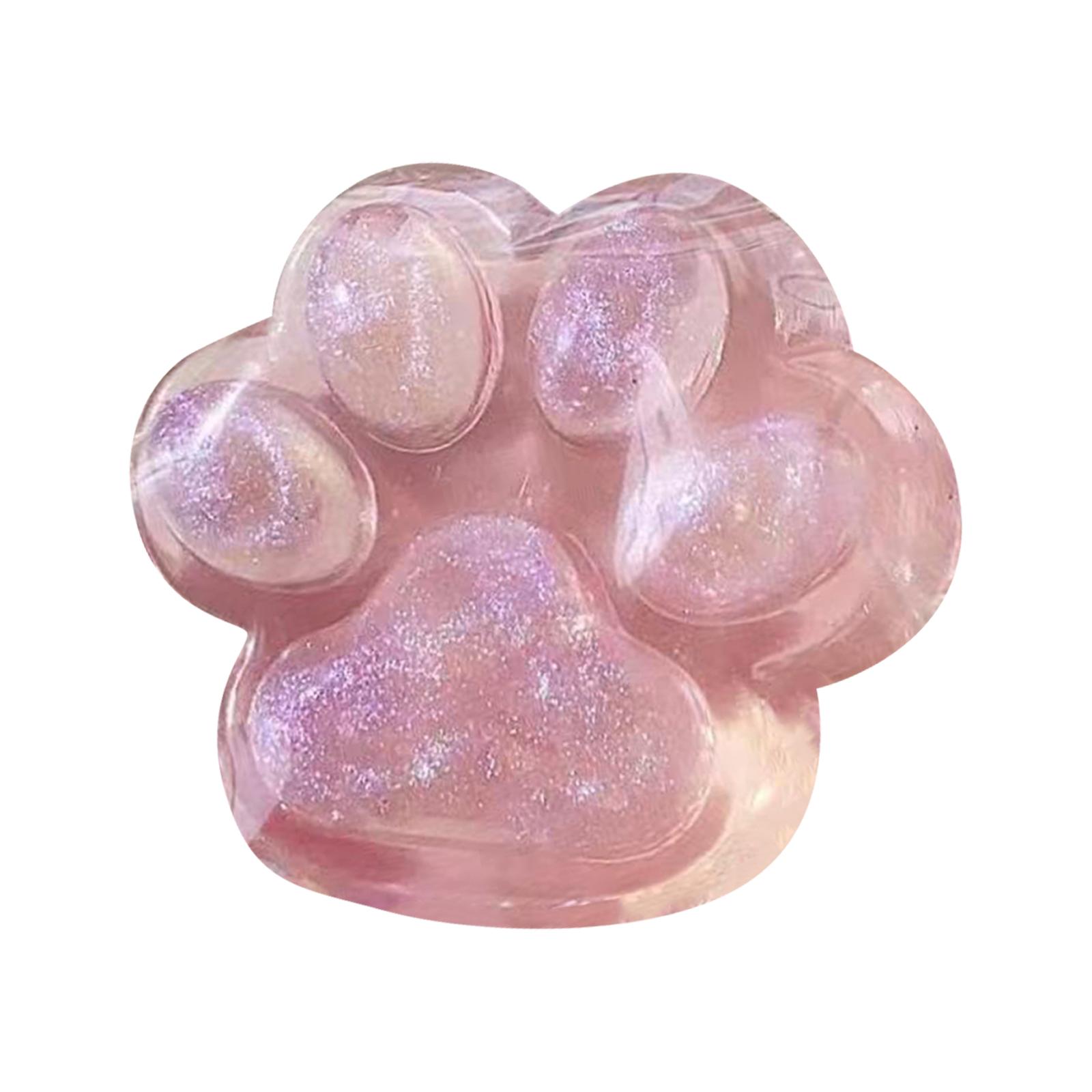Yolk-shaped Rice Ball -toy, Egg-shaped Viral Imitation -oy, TPR Stress-relief Toy розовый