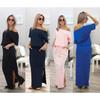 Elegant Summer Loose Pocket Dress Featuring Stylish Cutout Design And Soft Knit Fabric