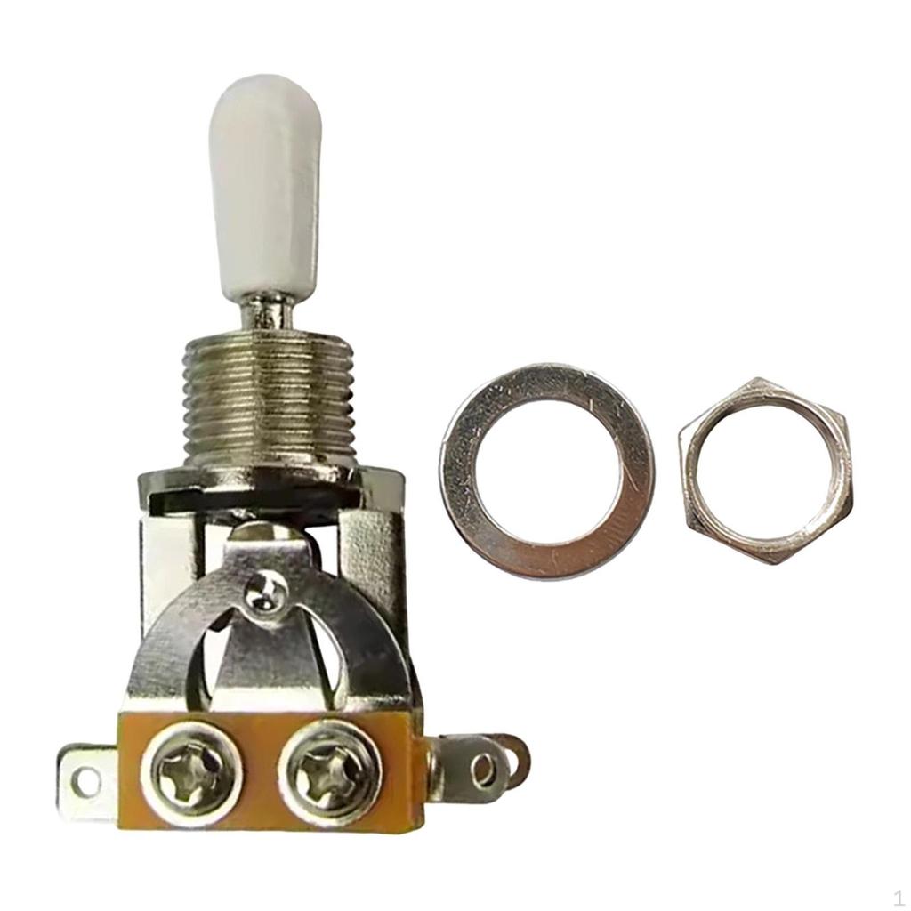 Electric Guitar 3 Way Toggle Switch Accessory Metal Versatile Reliable Supplies Men Women Pickup