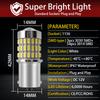 2PCS BA15S 1156 P21W LED Daytime Running Light Bulbs No Hyper Flash Canbus DRLs Car Headlamp City Lamp