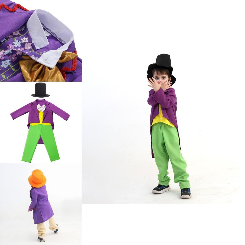 Trendy European And American Style Charlie And The Chocolate Factory Halloween Costume