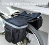 Bicycle Rear Seat Bag Large Capacity Waterproof Double Side Pannier Bag With Reflect Strip Bicycle Rear SeatTail Bag