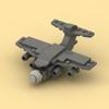 Military Building Block Aircraft Strategic Transport Aircraft Y-20 Assembled Toy Model Compatible With Small Particles