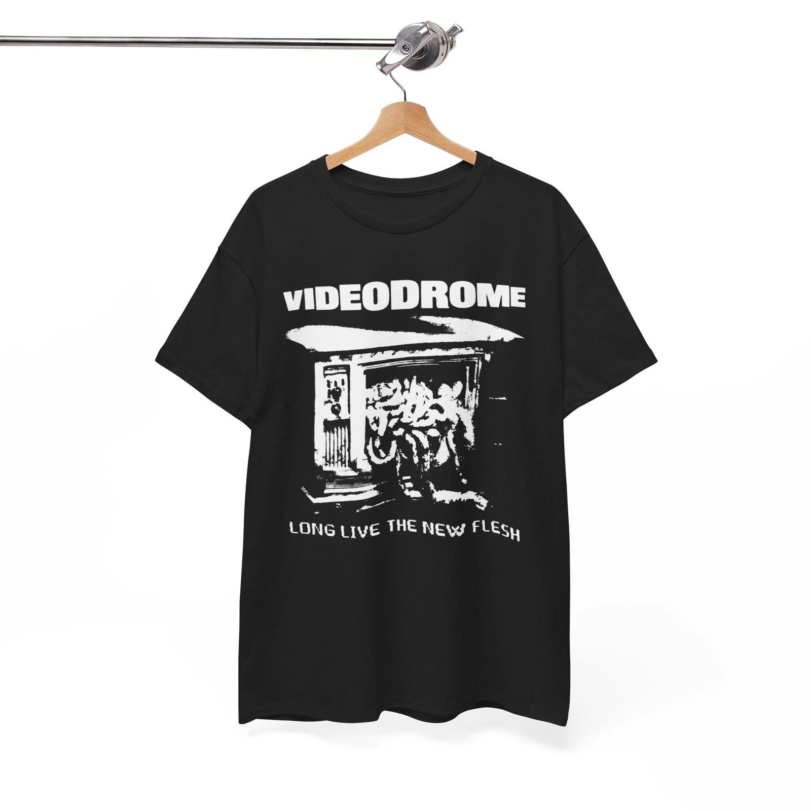 Футболка VIDEDROME 1983 Дэвид Кроненберг Дебби Харри Джеймс Вудс, Унисекс Футболка 2XL