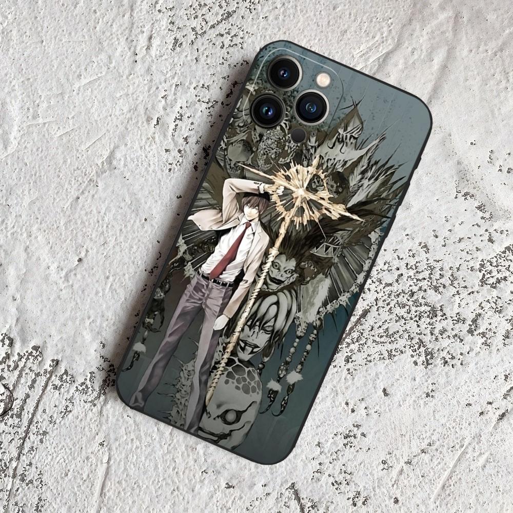 L-Lawliet Death Note Phone Case for Iphone 17 Air 16 15 14 13 12 11 Pro Max Xr X Xs Mini Plus Black Soft Silicone Cover