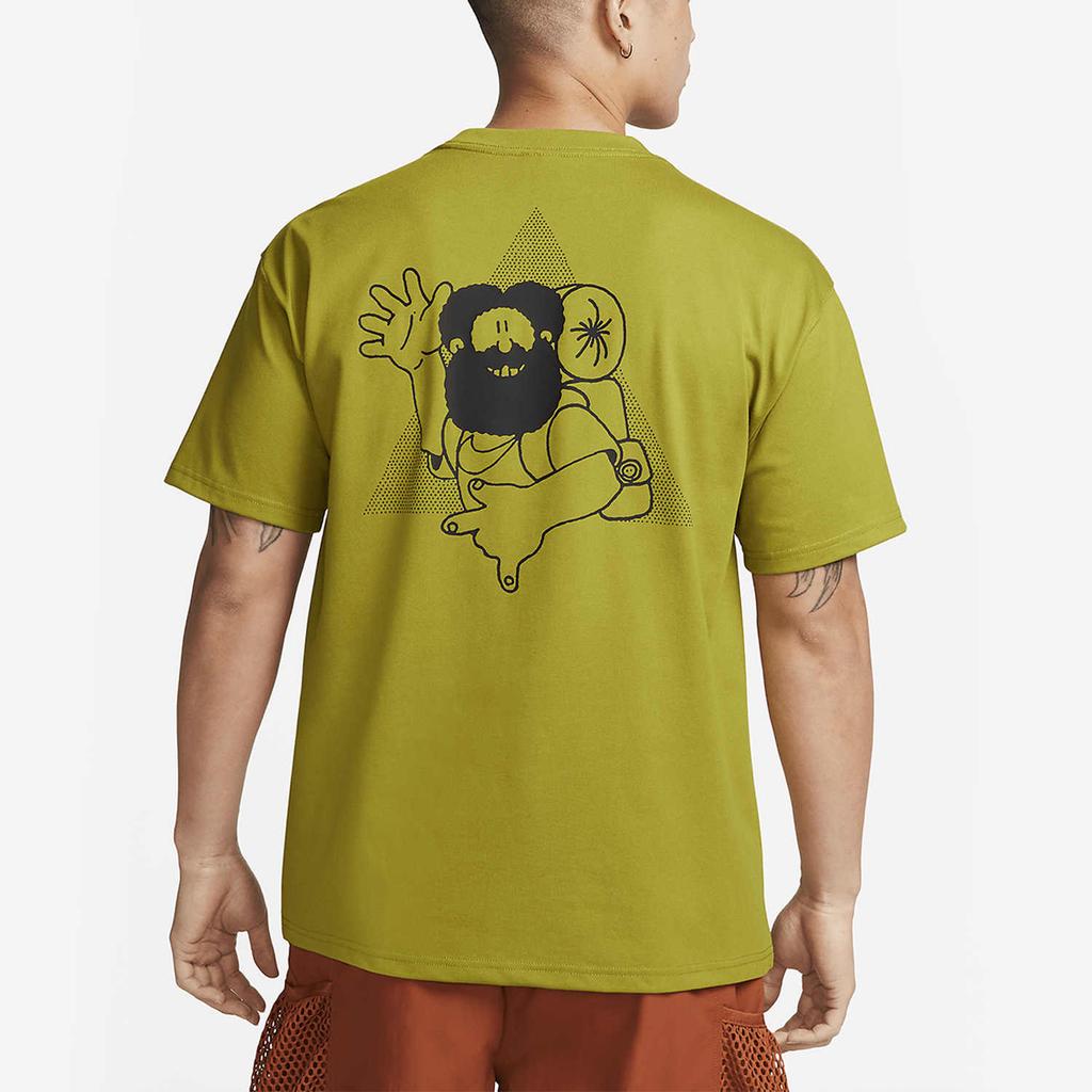 Nike ACG Hikepy Cartoon Graphic Print Short Sleeve T-Shirt Men Tops Moss FB8124-390