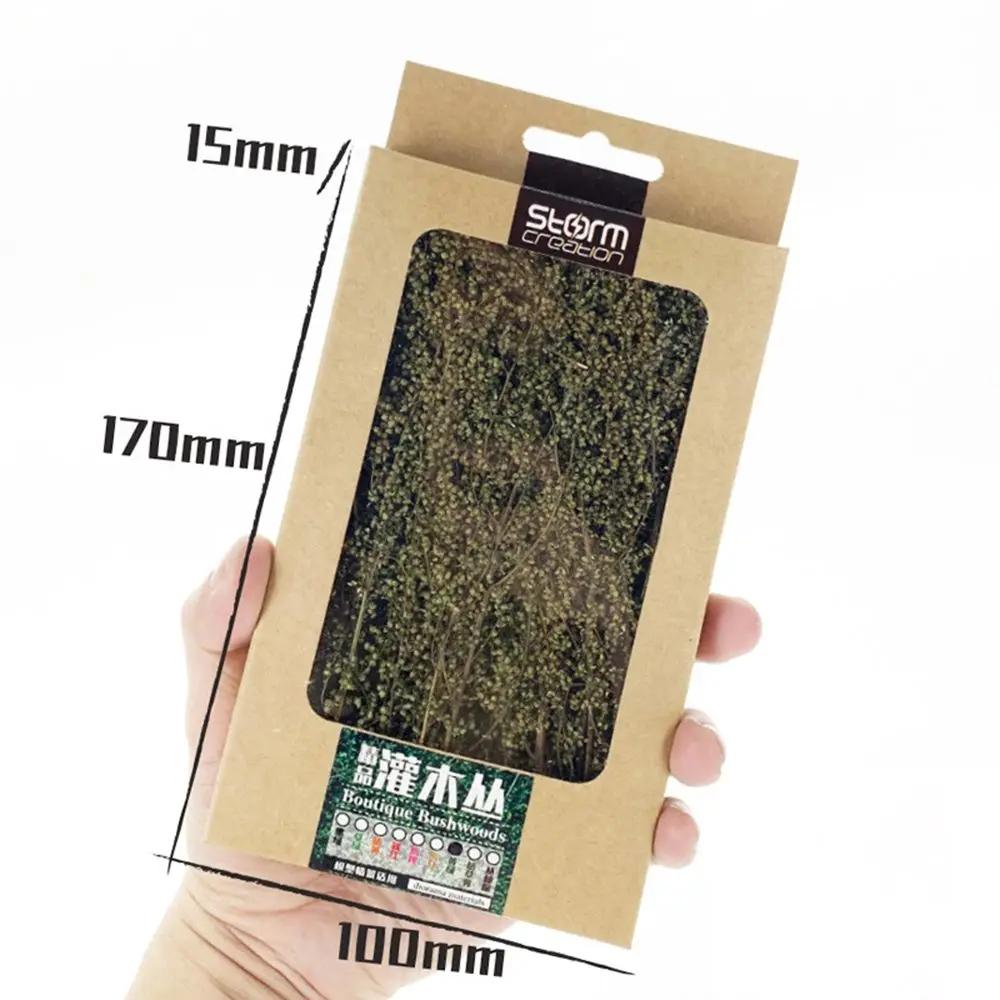 Miniatures Simulation Static Railroad Scenery Shrubbery Scene Model Building Kits Bushes Scene Model Tree