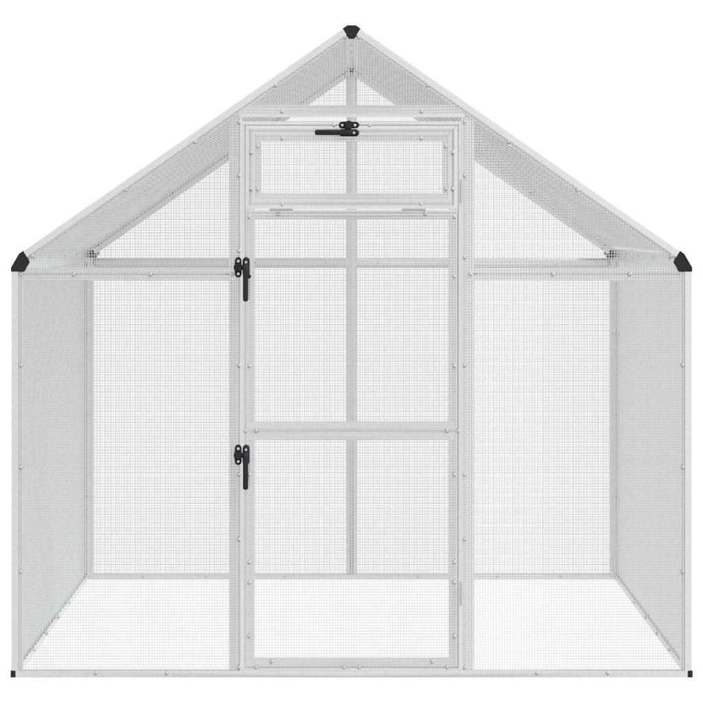 Bird Cage Silver 181.5 x 110.5 x 173.5 cm