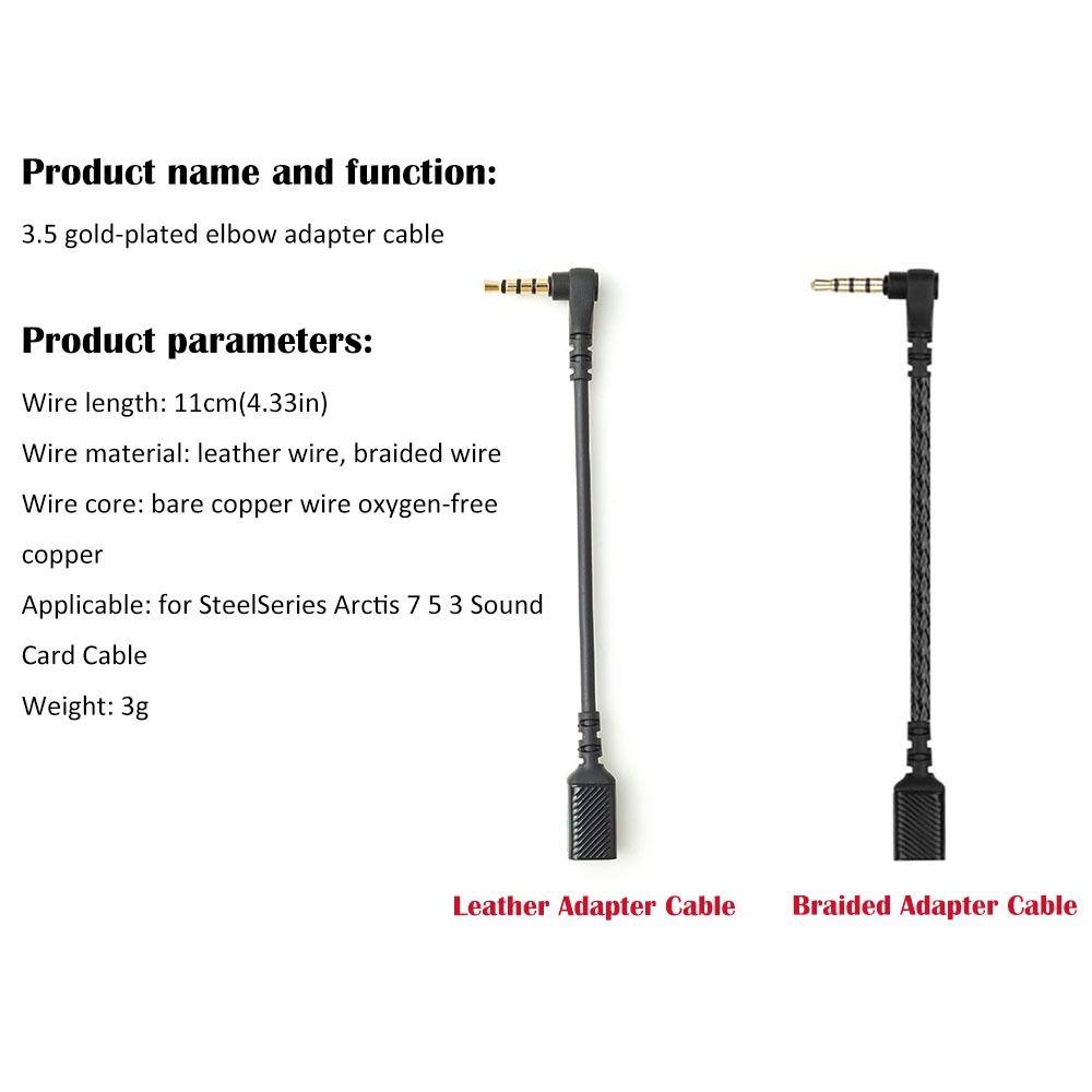 Headphone Sound Card Cable Accessories High Quality Audio Cable Replacement Sound Card for SteelSeries Arctis 7 5 3 Pro Headset