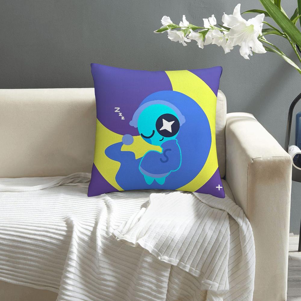 Game D-Dandys World Pillow Case Sofa Decorative Home Double-sided Print Plush Square Throw Pillow Covers Cushion Decor Cover