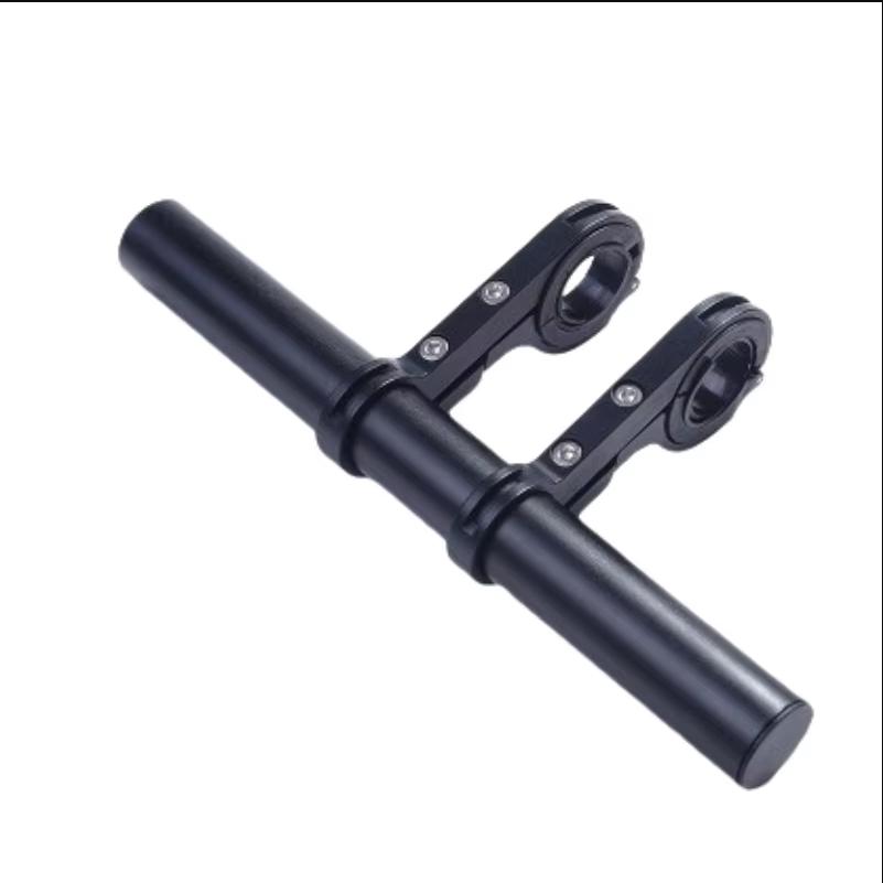 Handlebar Extender Bicycle Aluminum Alloy Bracket Extension Double Handlebar Extension Mount Holder Use Compatible for Bicycle