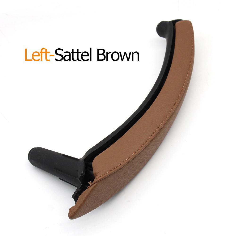 

Внутренняя ручка двери пассажира слева и справа с кожаной отделкой для BMW X5 X6 E70 E71 E72 2007-2013 Left Sattel Brown