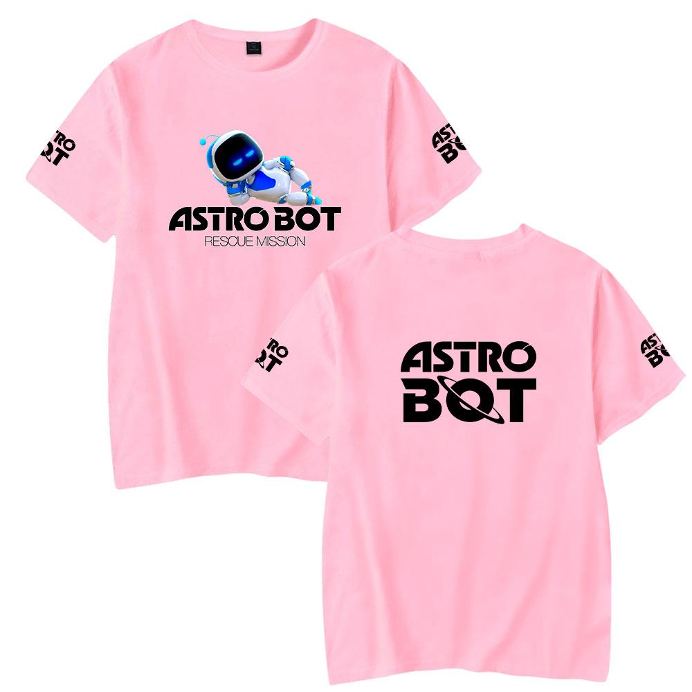 Astro Bot Printing Women Men Tshirt Casual Breathable Tshirts Funny Loose Tees Shirts Street Oversized T-Shirts Man