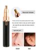 Women's Electric Eyebrow and Nose Hair Trimmer & Razor Set