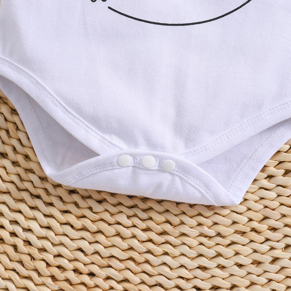 1-18 Monate Neugeborenes Baby Baumwoll-Body "The Little Embry That Could" Druck Kurzarm Jumpsuit