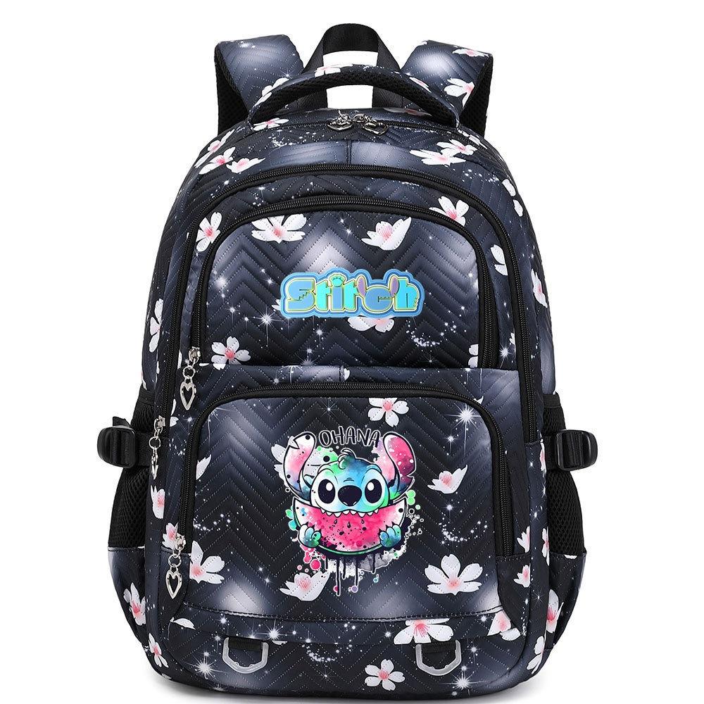 Cartoon Printing Multi-Compartment Middle And High School Schoolbag Cute And Lightweight Girls Backpack Young Girls Schoolbag