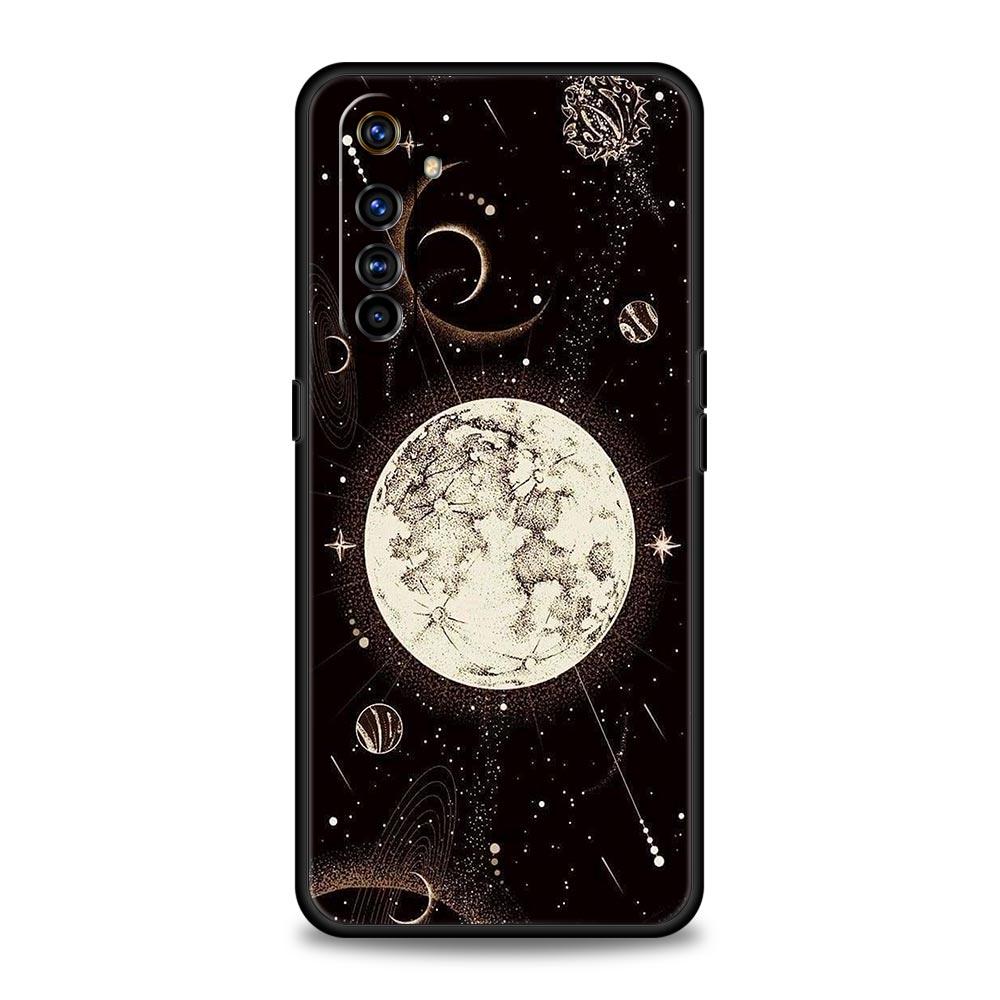 Starlit Sky Planet Space Art Case For Realme 12 11 10 9 8 5G 7 6 GT5 GT3 GT2 Pro Plus C21 C11 C25 C35 GT Neo 2 3 3T 5 Cover