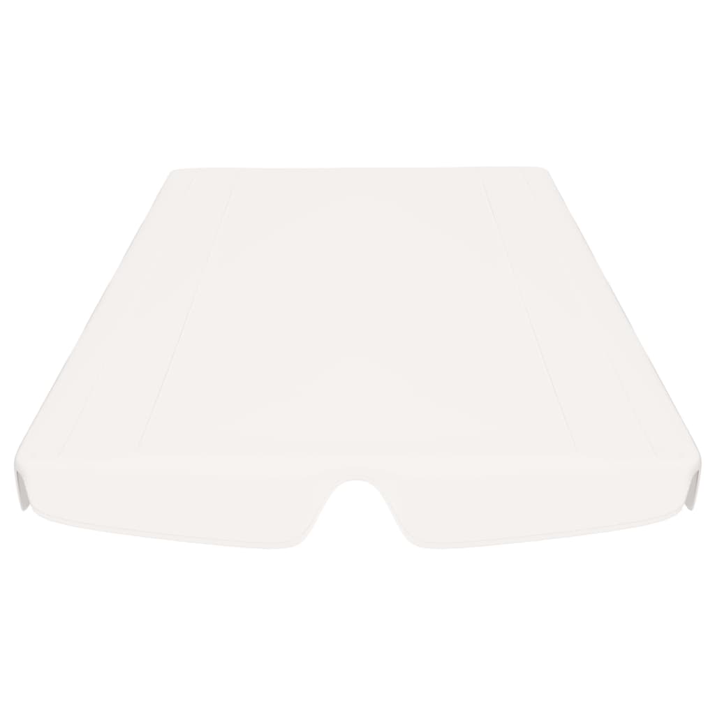 vidaXL Replacement Roof for Hollywood Swing White 150/130x105/70 Cm