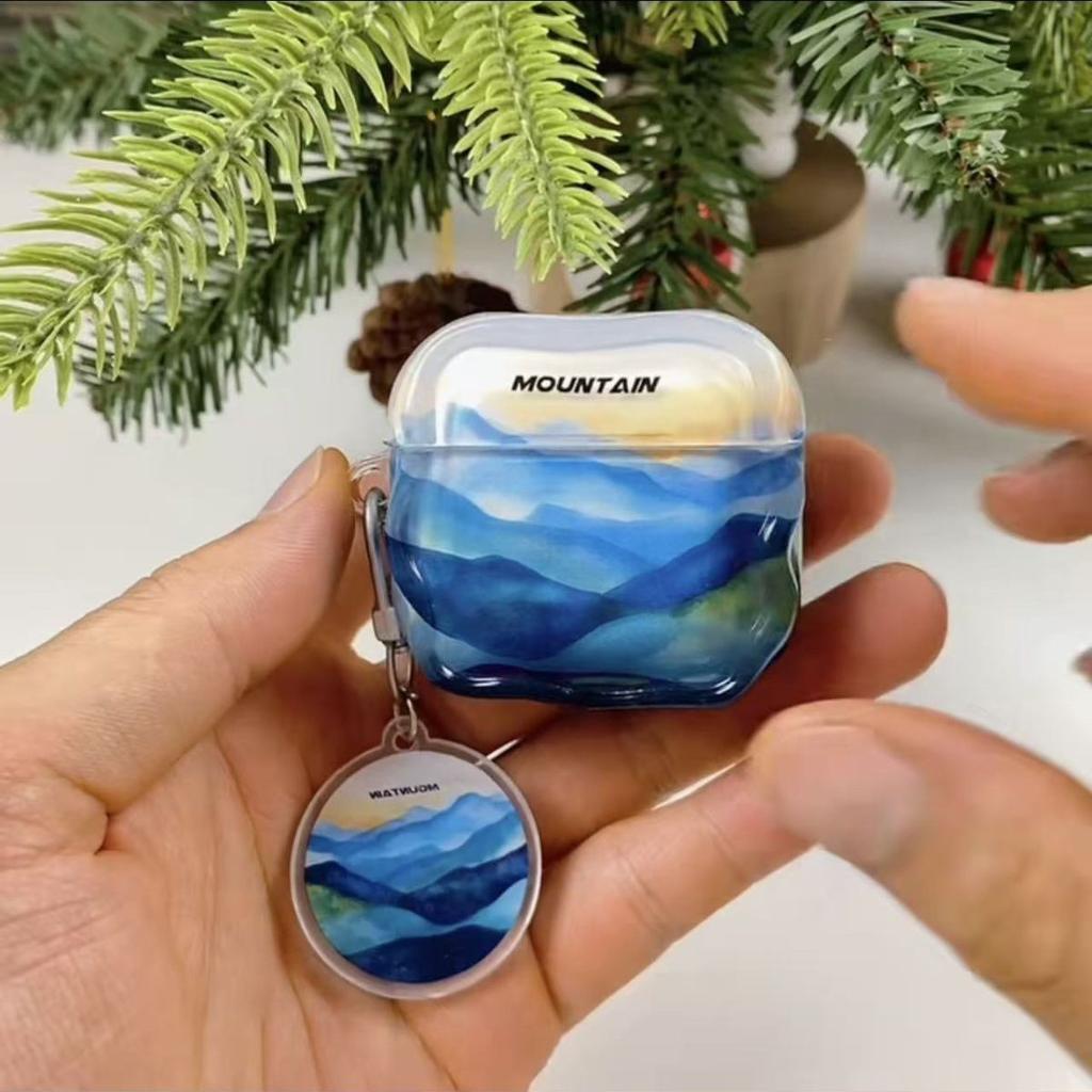 Ink Painting for AirPods 1 Generation 1 Apple Bluetooth Headset Case Airpodspro1/1/1 Protective Case