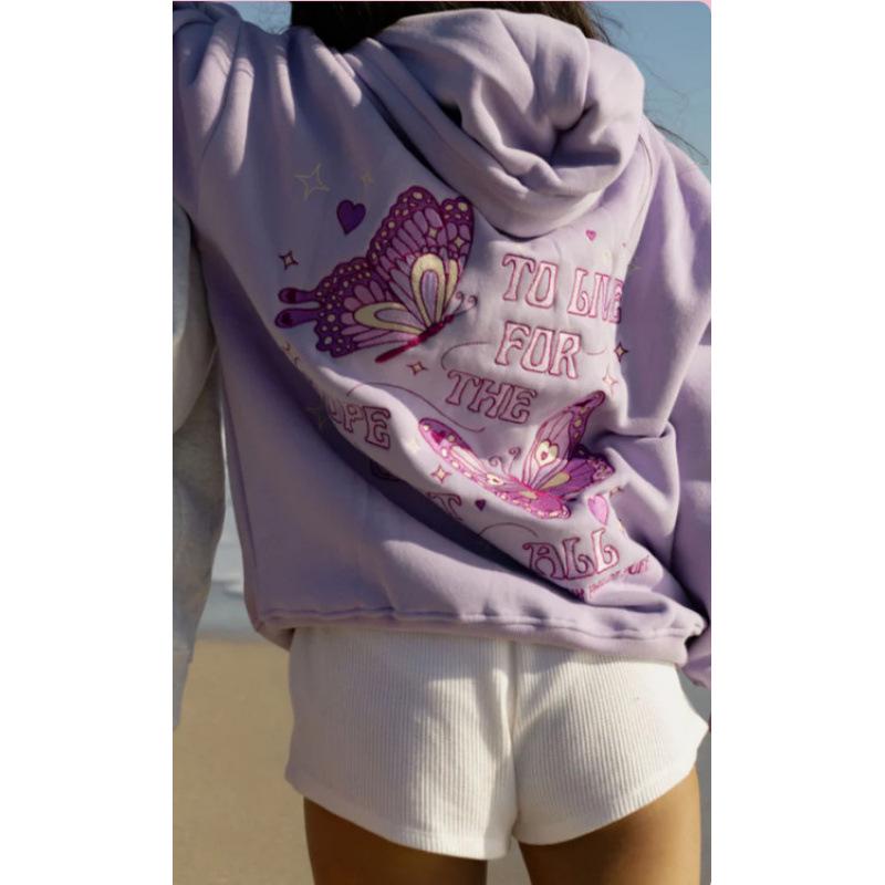 Hopeful Dreams Drop Shoulder Ribbed Hoodie