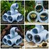 Artistic Marble Styles Fishtank Ornament Shelter Place For Pet Fish And Shrimp Underwater Hideouts Landscape
