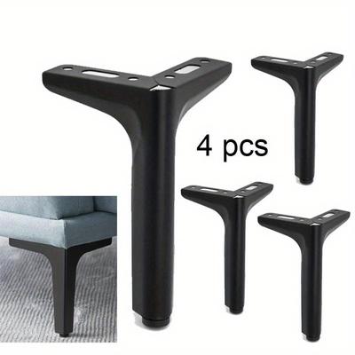 4pcs Furniture Legs Furniture  Modern Furniture Feet Cabinet Sofa Couch Table Chair Bed Dresser Wardrobe Risers DIY Replacement